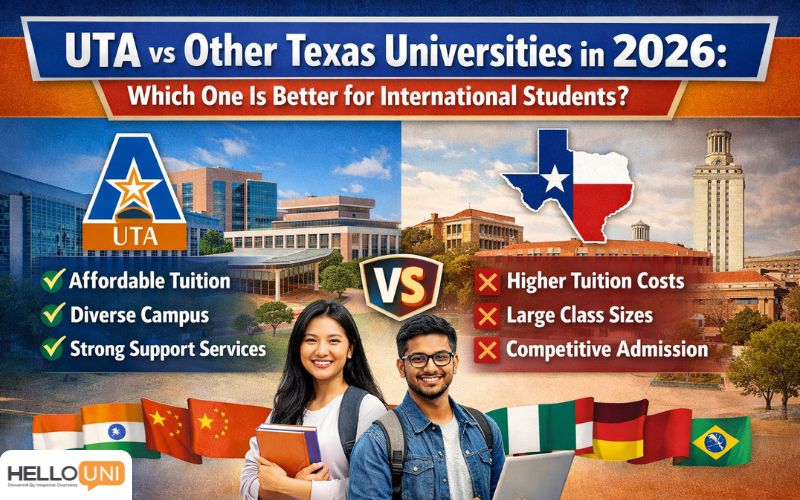 UTA vs Other Texas Universities in 2026: Which One Is Better for International Students?